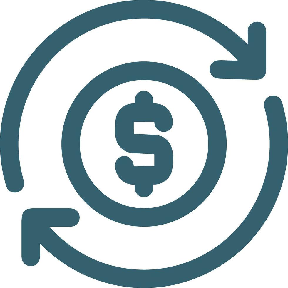 Money exchange payment icon symbol vector image. Illustration of the dollar currency coin graphic design image