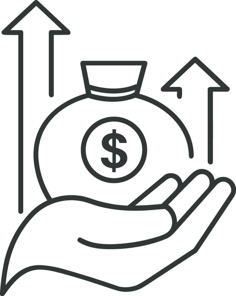 Money exchange payment icon symbol vector image. Illustration of the dollar currency coin graphic design image