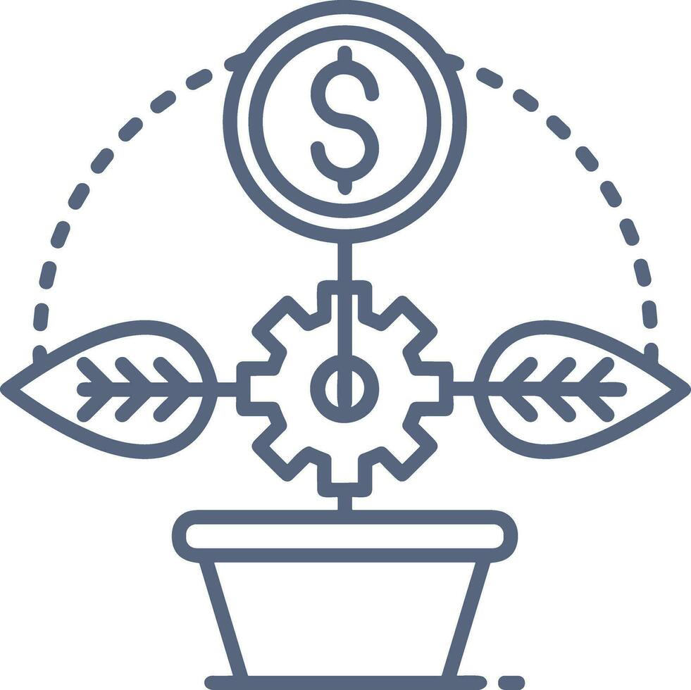 Money exchange payment icon symbol vector image. Illustration of the dollar currency coin graphic design image