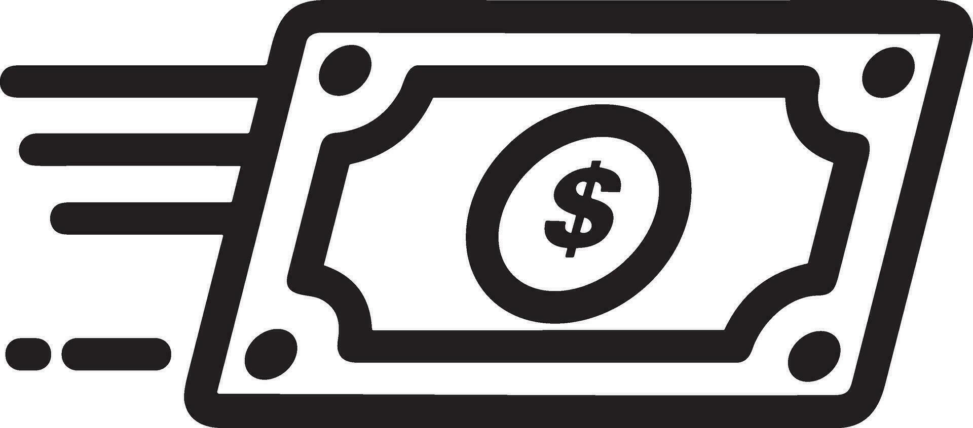 Money exchange payment icon symbol vector image. Illustration of the dollar currency coin graphic design image