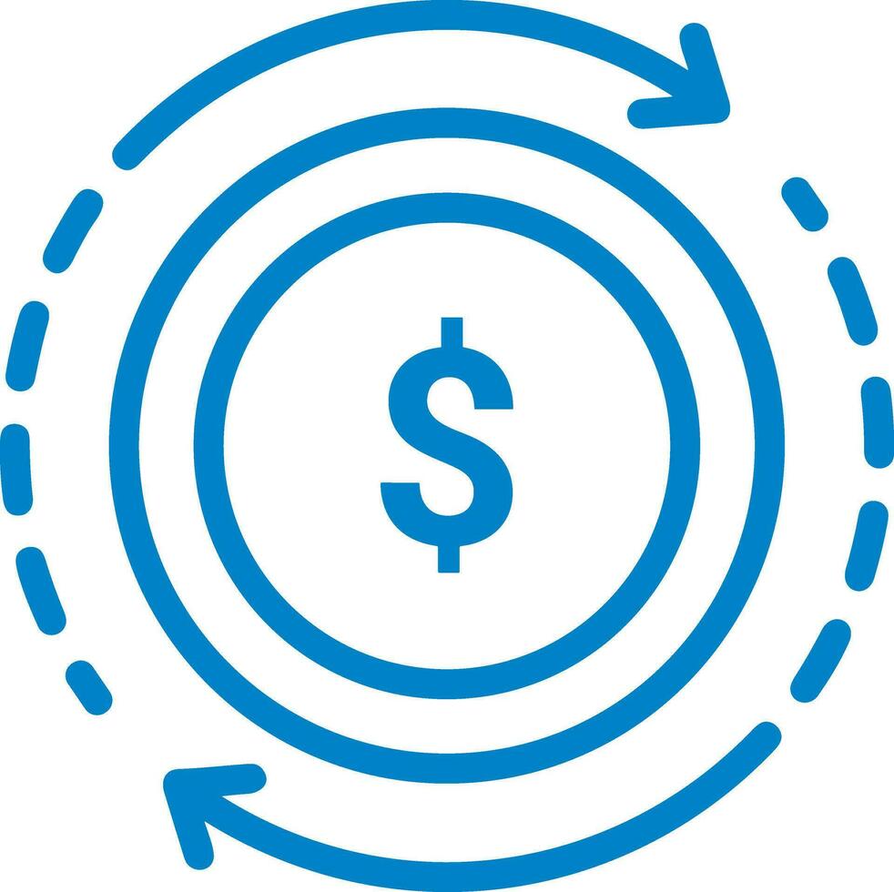 Money exchange payment icon symbol vector image. Illustration of the dollar currency coin graphic design image