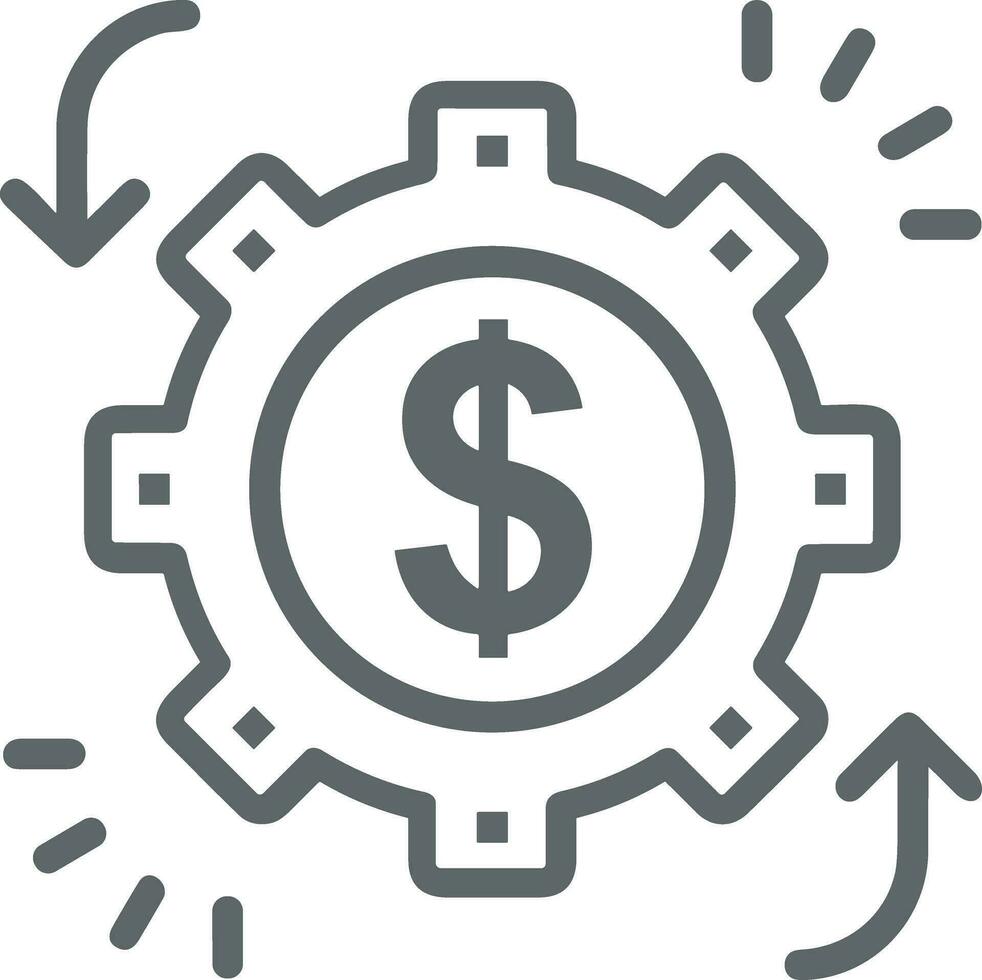 Money exchange payment icon symbol vector image. Illustration of the dollar currency coin graphic design image