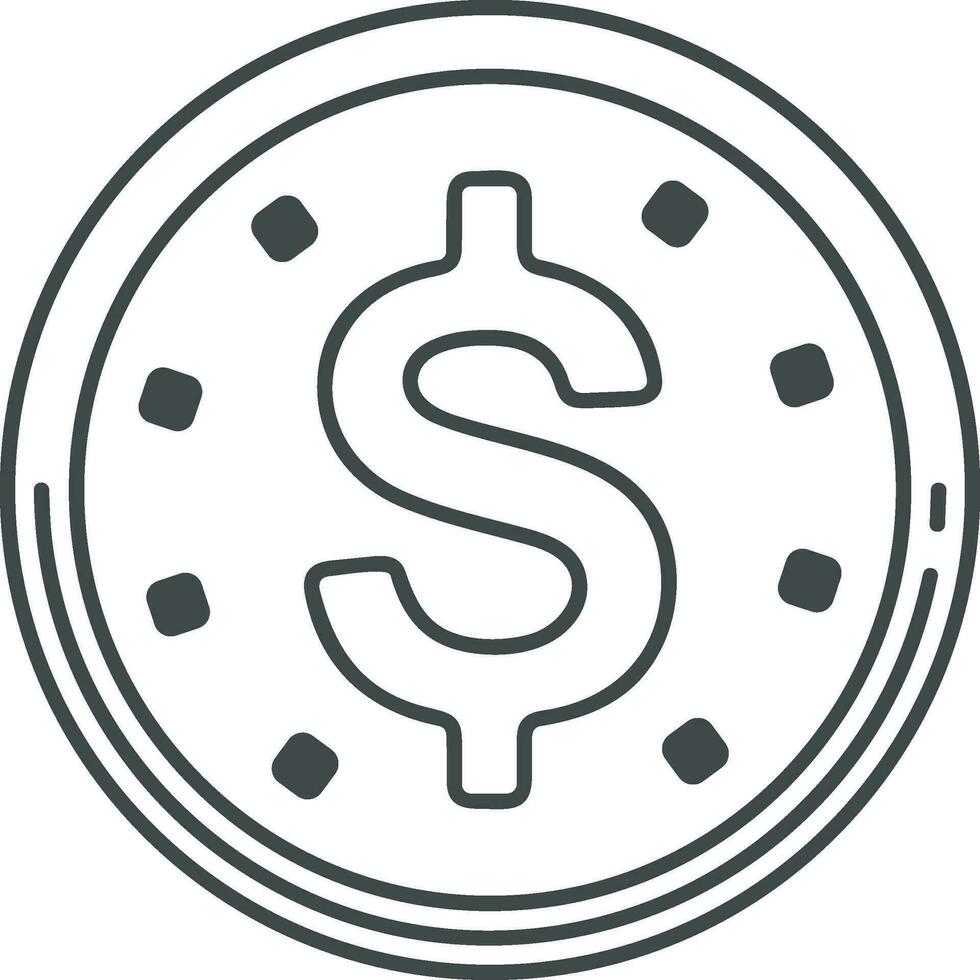 Money exchange payment icon symbol vector image. Illustration of the dollar currency coin graphic design image