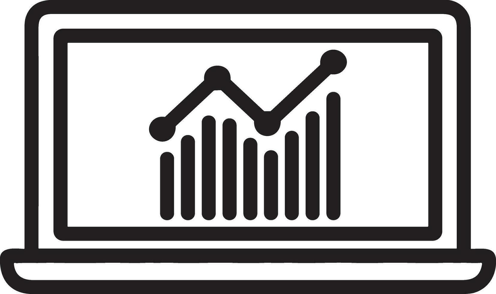 crecimiento negocio icono símbolo vector imagen. ilustración de el Progreso contorno infografía estrategia desarrollo diseño imagen