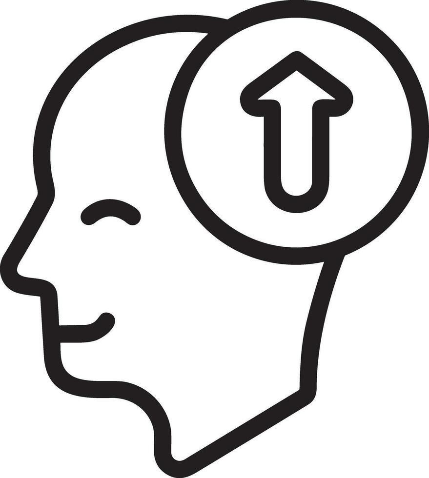 Growth business icon symbol vector image. Illustration of the progress outline infographic strategy  development design image