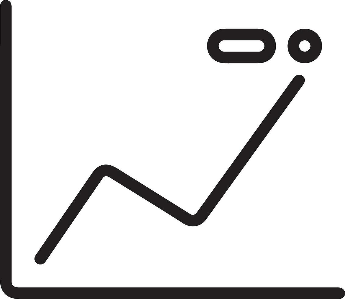 Growth business icon symbol vector image. Illustration of the progress outline infographic strategy  development design image