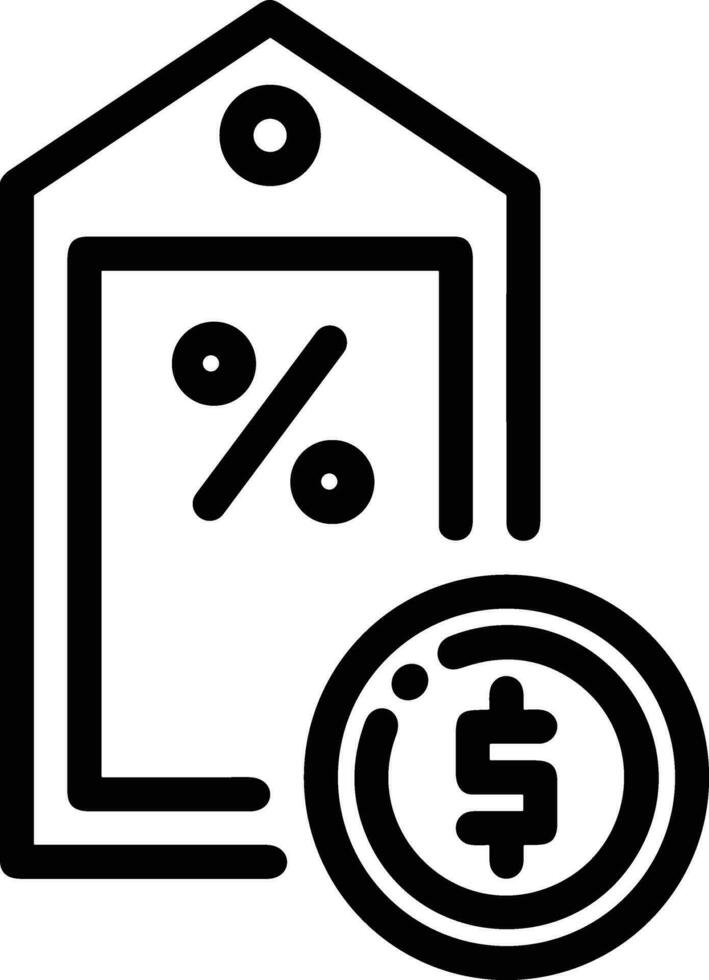 Price tag icon symbol vector image. Illustration of the coupon product pricing sale image design