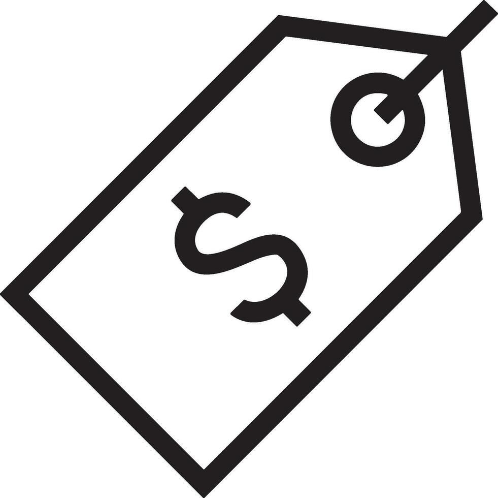 Price tag icon symbol vector image. Illustration of the coupon product pricing sale image design