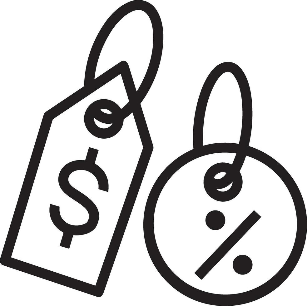 Price tag icon symbol vector image. Illustration of the coupon product pricing sale image design