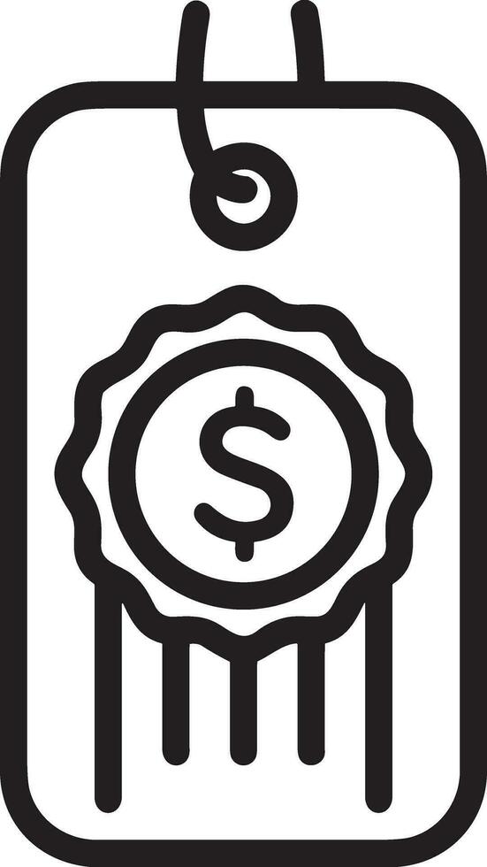 Price tag icon symbol vector image. Illustration of the coupon product pricing sale image design
