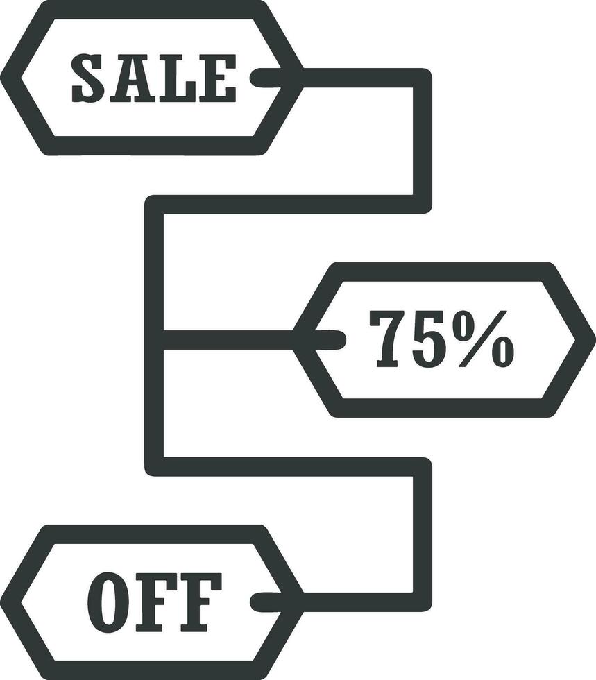 Price tag icon symbol vector image. Illustration of the coupon product pricing sale image design