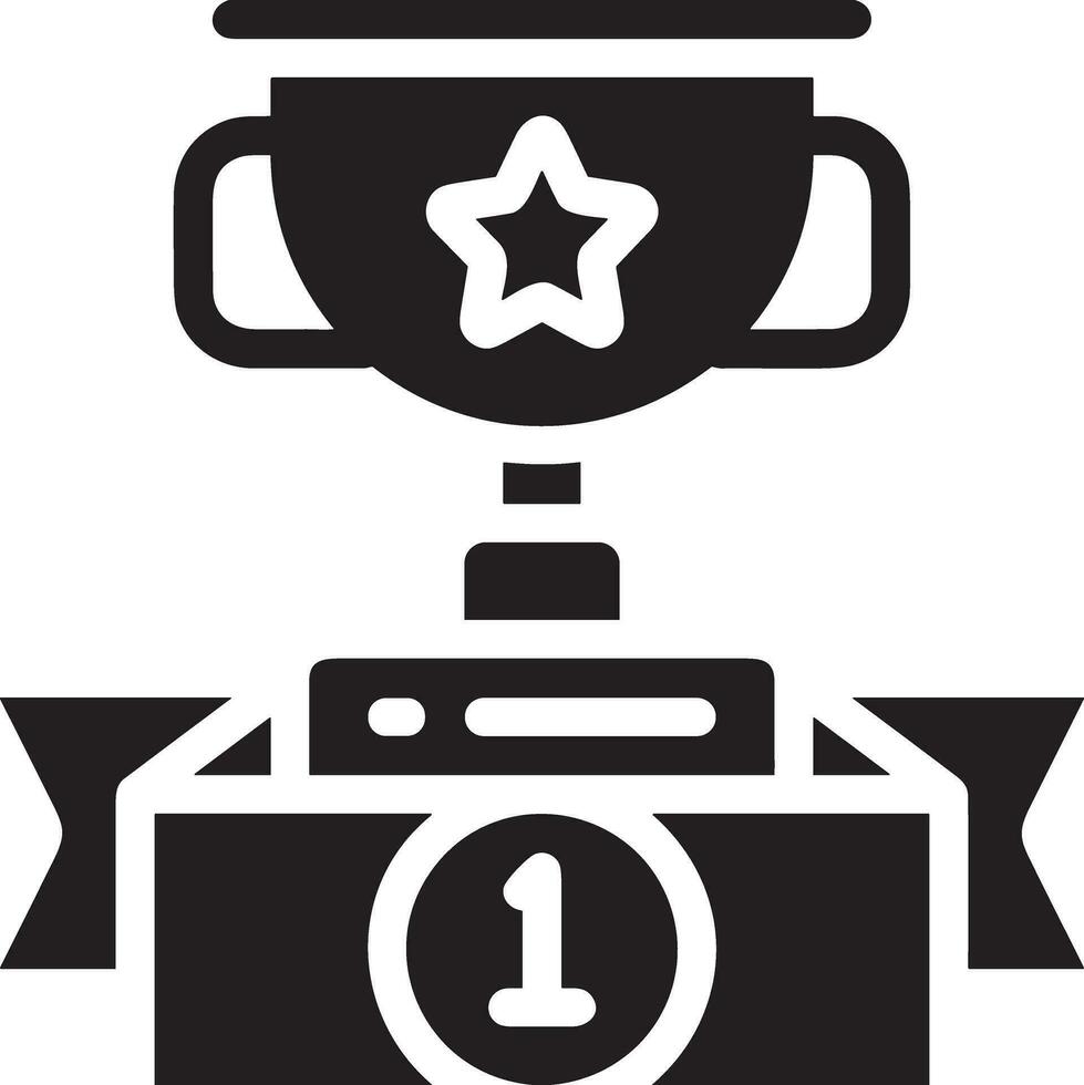 Winner success icon symbol image vector. Illustration of reward champion win championship bedge image design vector