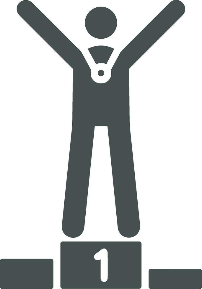Winner success icon symbol image vector. Illustration of reward champion win championship bedge image design vector