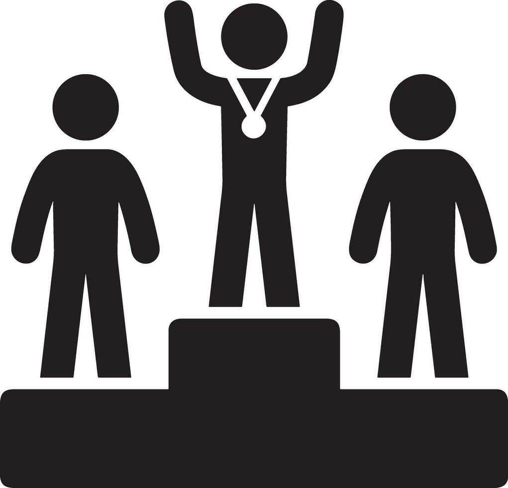 Winner success icon symbol image vector. Illustration of reward champion win championship bedge image design vector