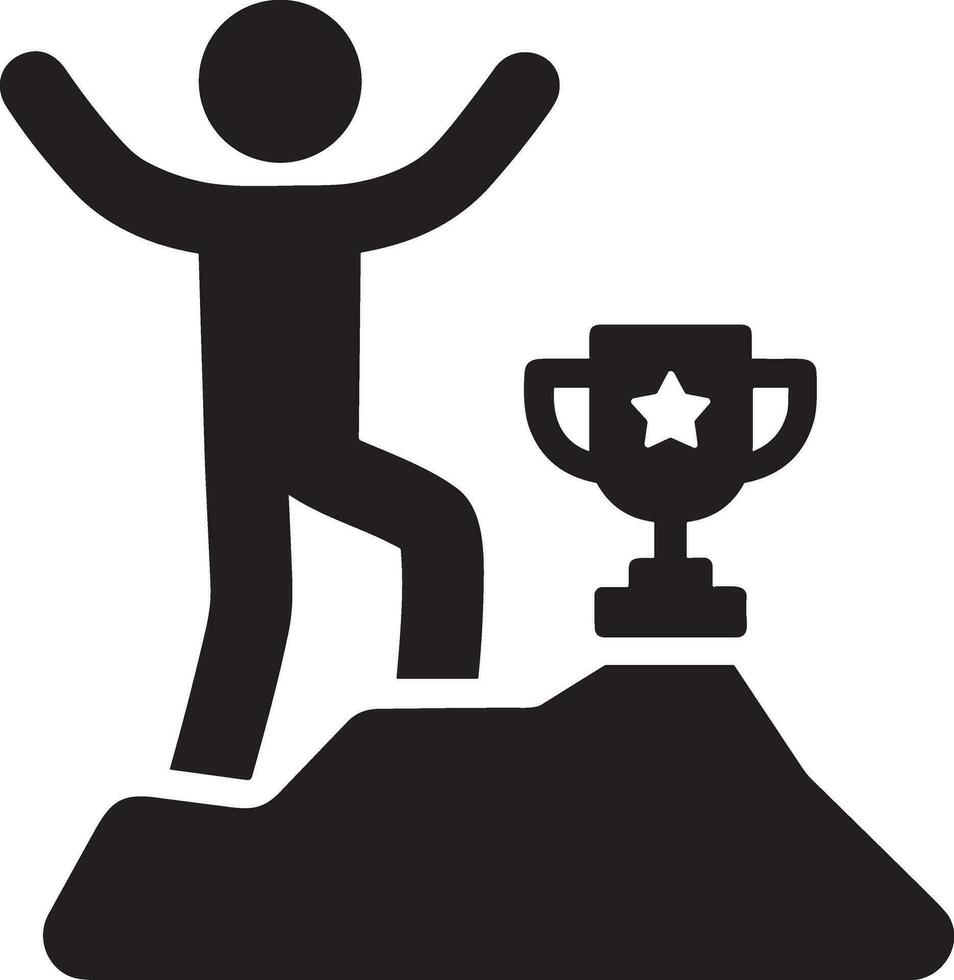 Winner success icon symbol image vector. Illustration of reward champion win championship bedge image design vector