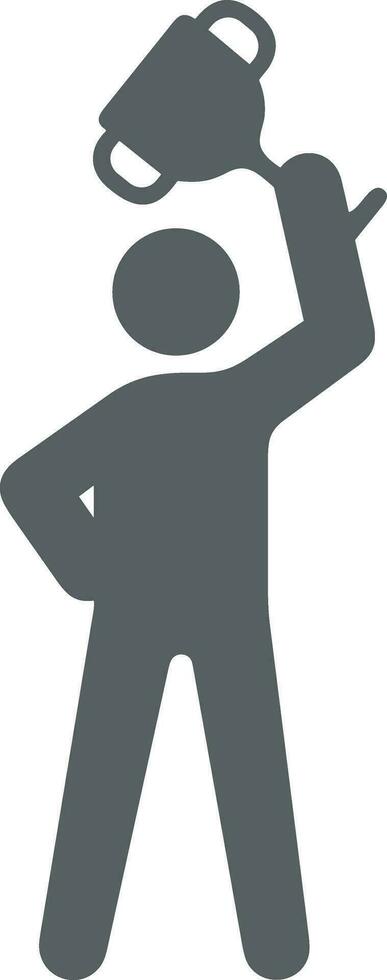 Winner success icon symbol image vector. Illustration of reward champion win championship bedge image design vector