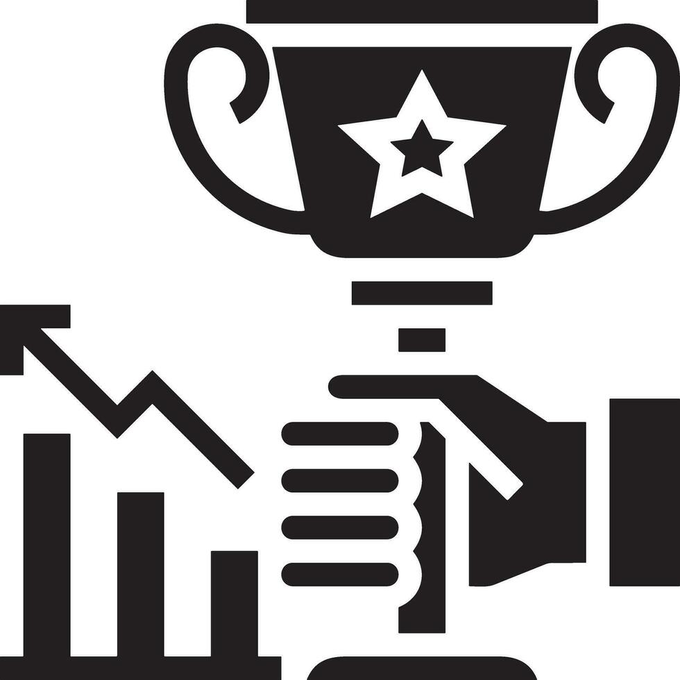 Winner success icon symbol image vector. Illustration of reward champion win championship bedge image design vector