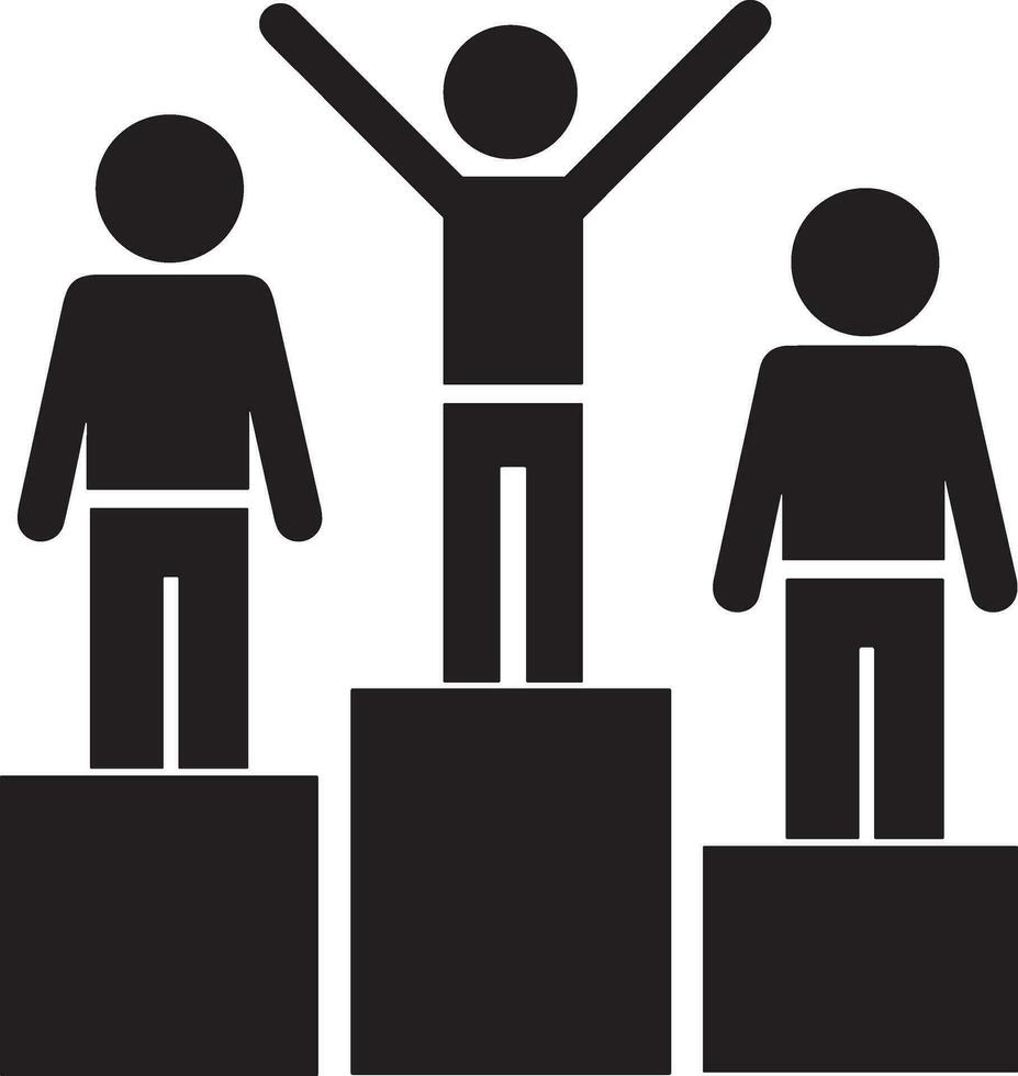 Winner success icon symbol image vector. Illustration of reward champion win championship bedge image design vector