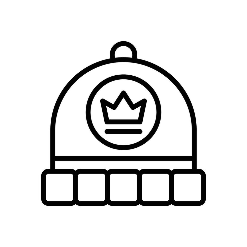 beanie line icon. vector icon for your website, mobile, presentation, and logo design.