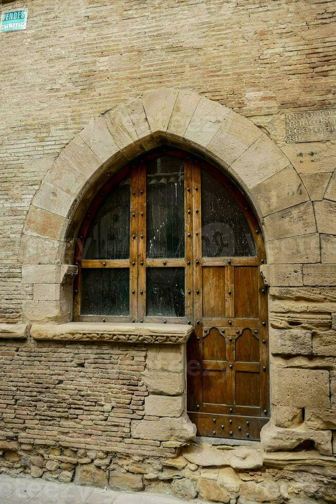 A medieval door photo