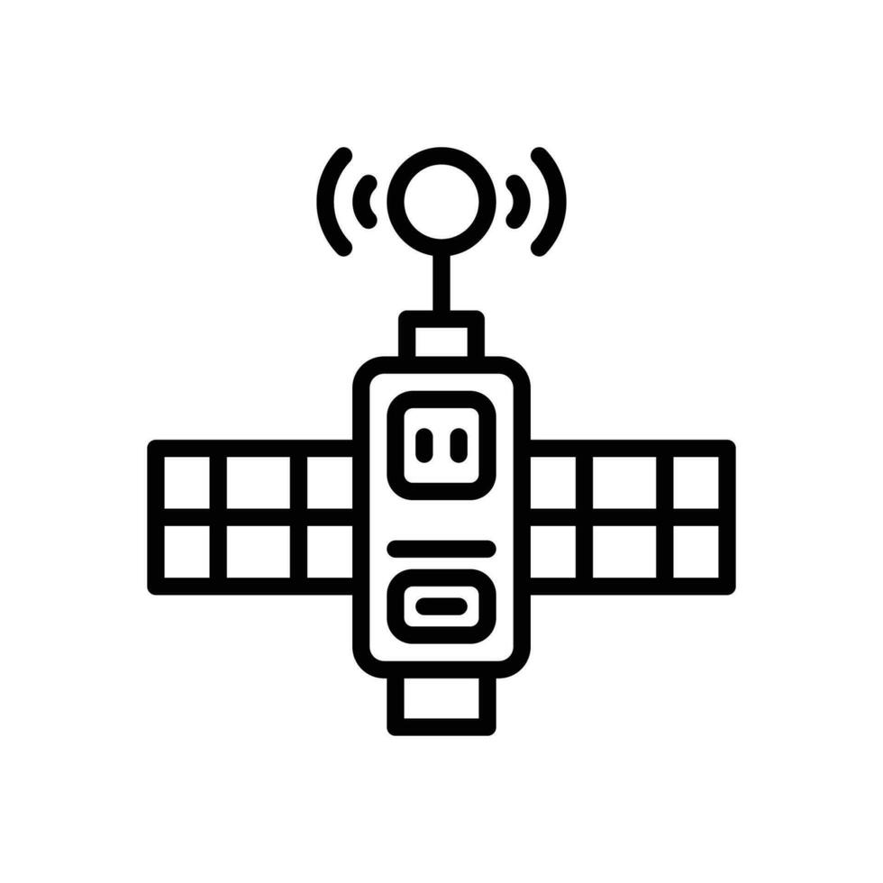 satellite line icon. vector icon for your website, mobile, presentation, and logo design.
