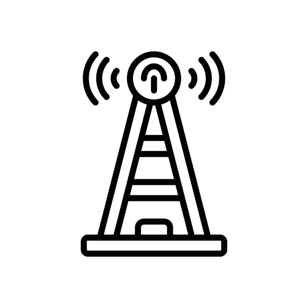 antenna line icon. vector icon for your website, mobile, presentation, and logo design.