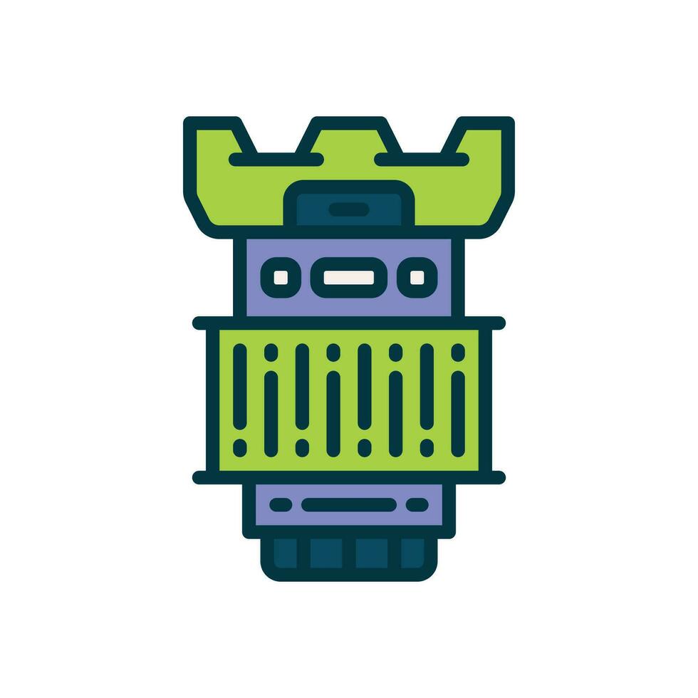 lens camera filled color icon. vector icon for your website, mobile, presentation, and logo design.