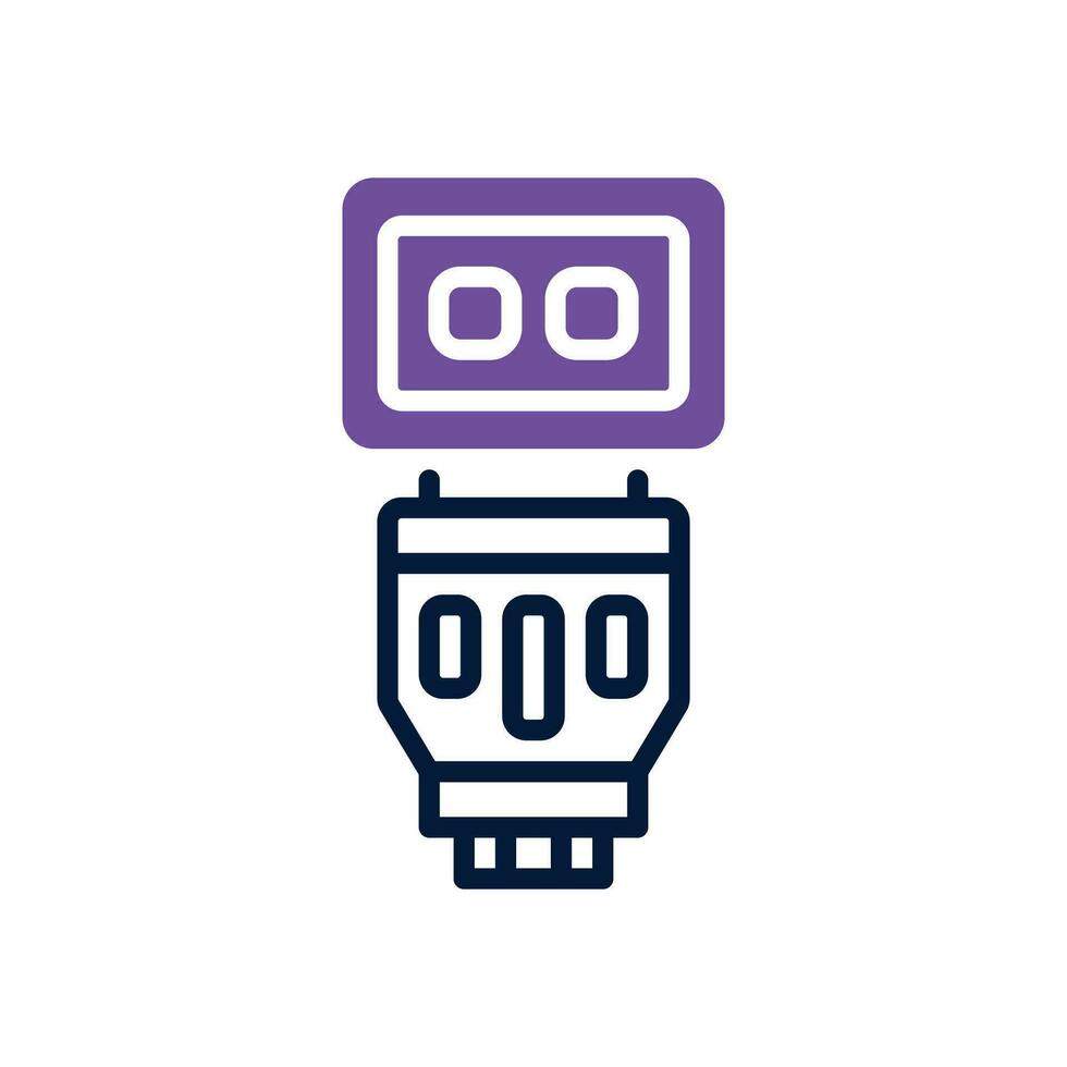 flash camera dual tone icon. vector icon for your website, mobile, presentation, and logo design.