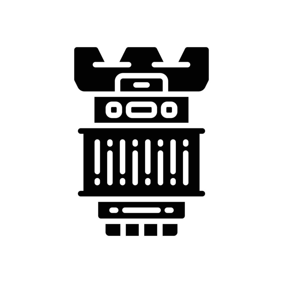 lens camera glyph icon. vector icon for your website, mobile, presentation, and logo design.
