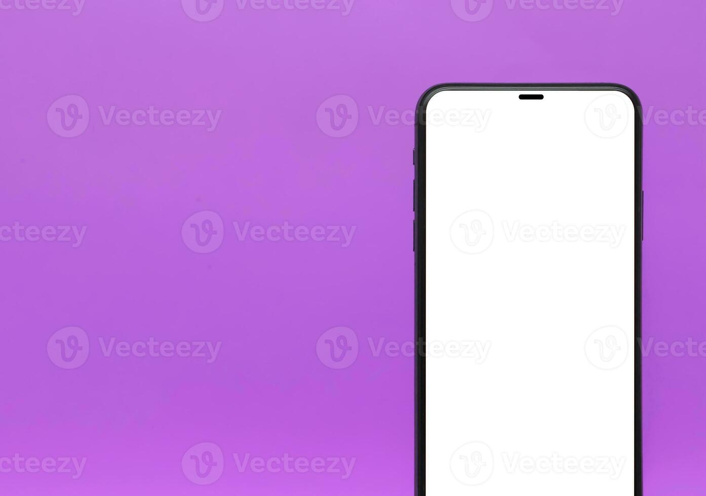 Mobile mockup colored paper background image photo