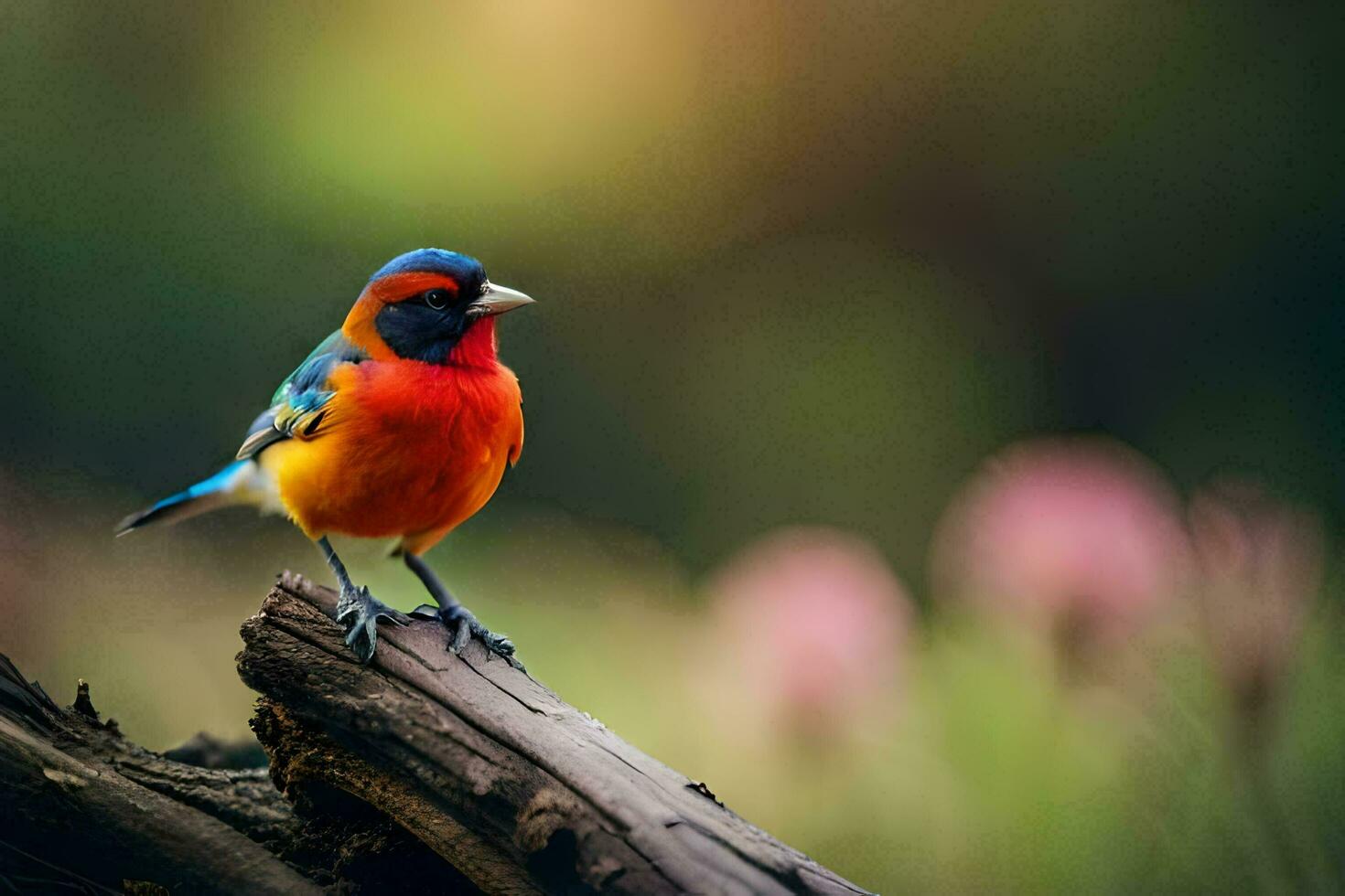 photo wallpaper bird, the sun, the forest, the bird, the bird, the bird,. AI-Generated