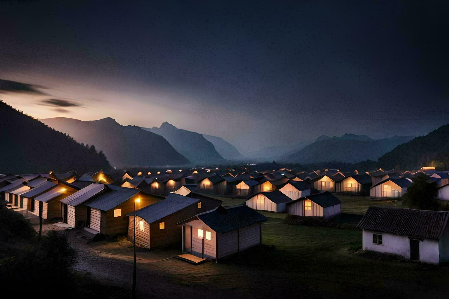 photo wallpaper the sky, mountains, night, the mountains, the mountains, the mountains, the. AI-Generated