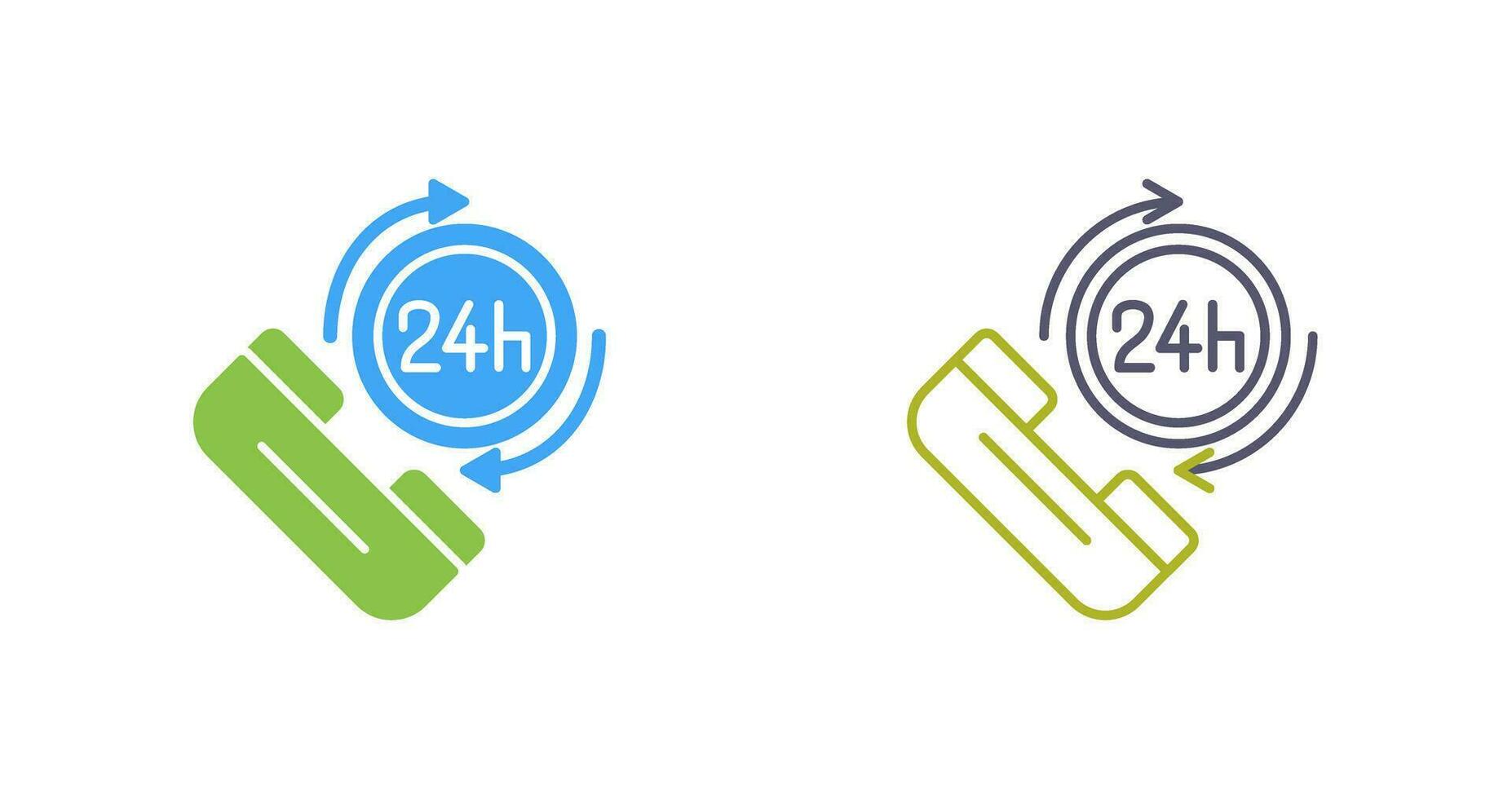 24h Vector Icon