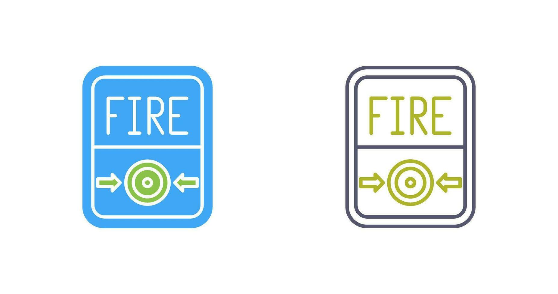 Fire Button Vector Icon