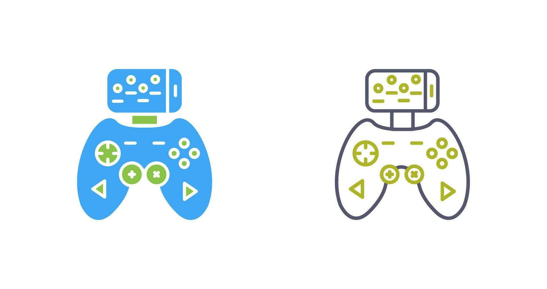 icono de vector de controlador de juego