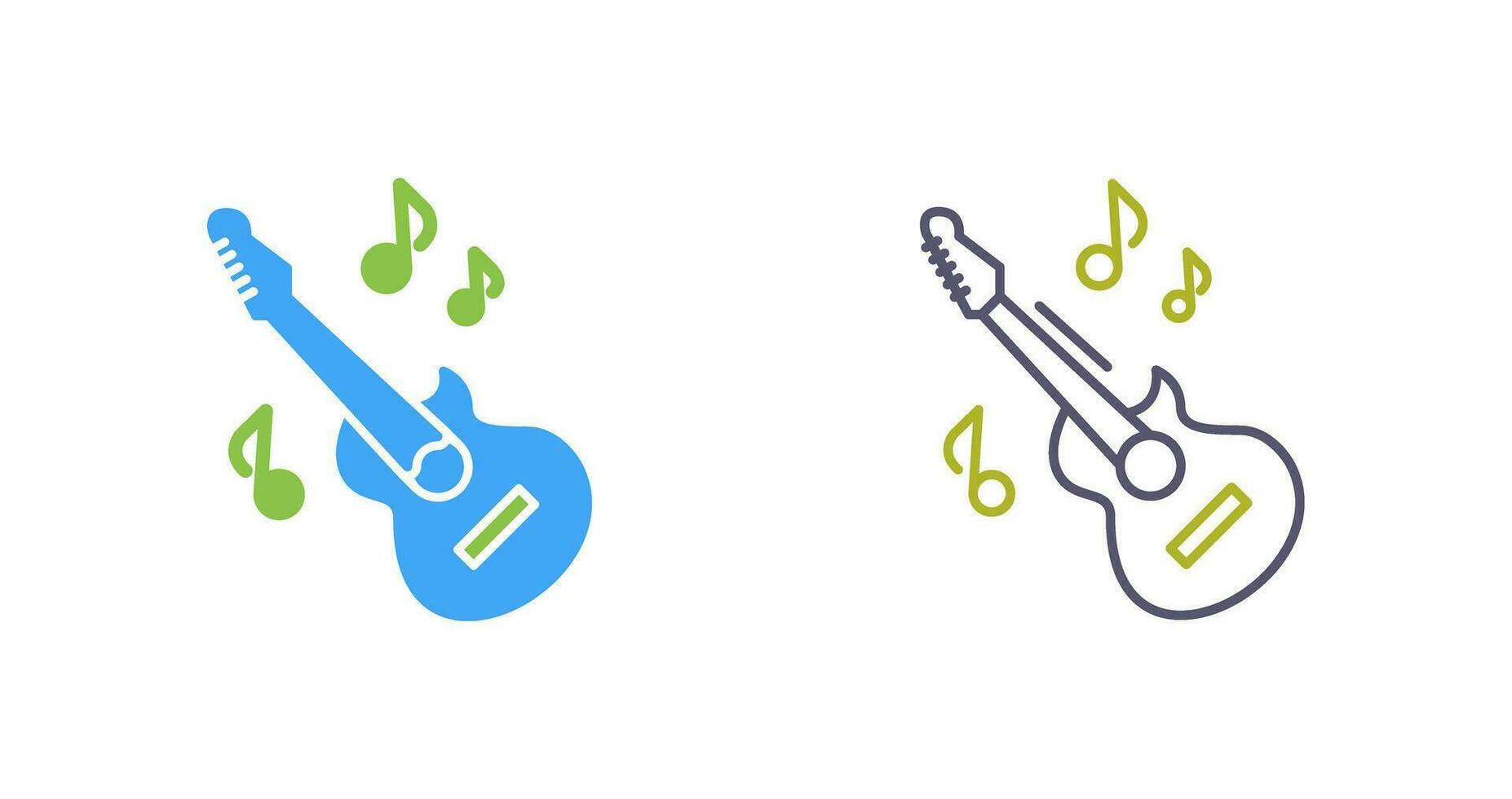 icono de vector de guitarra