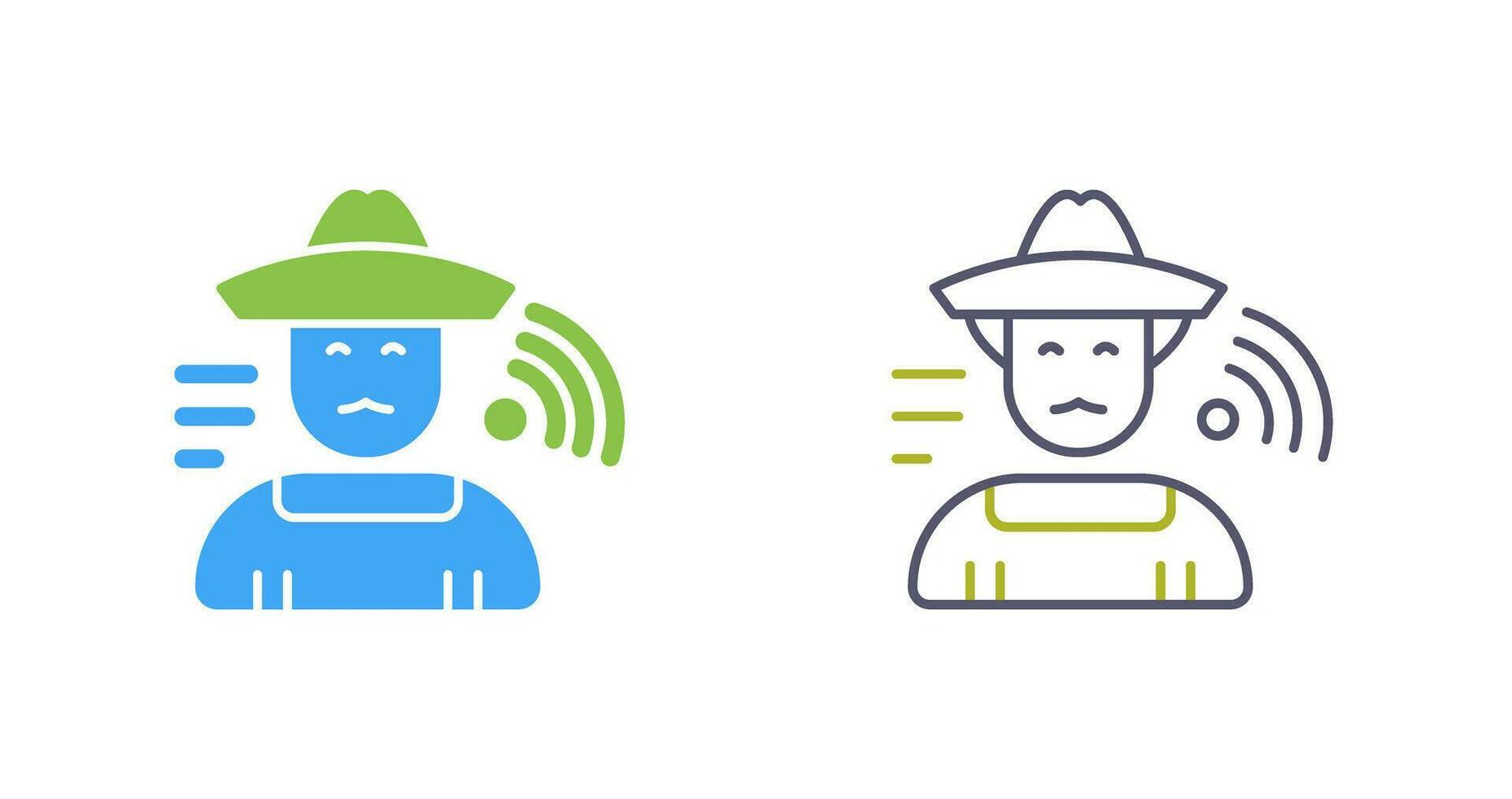 Farmer Vector Icon