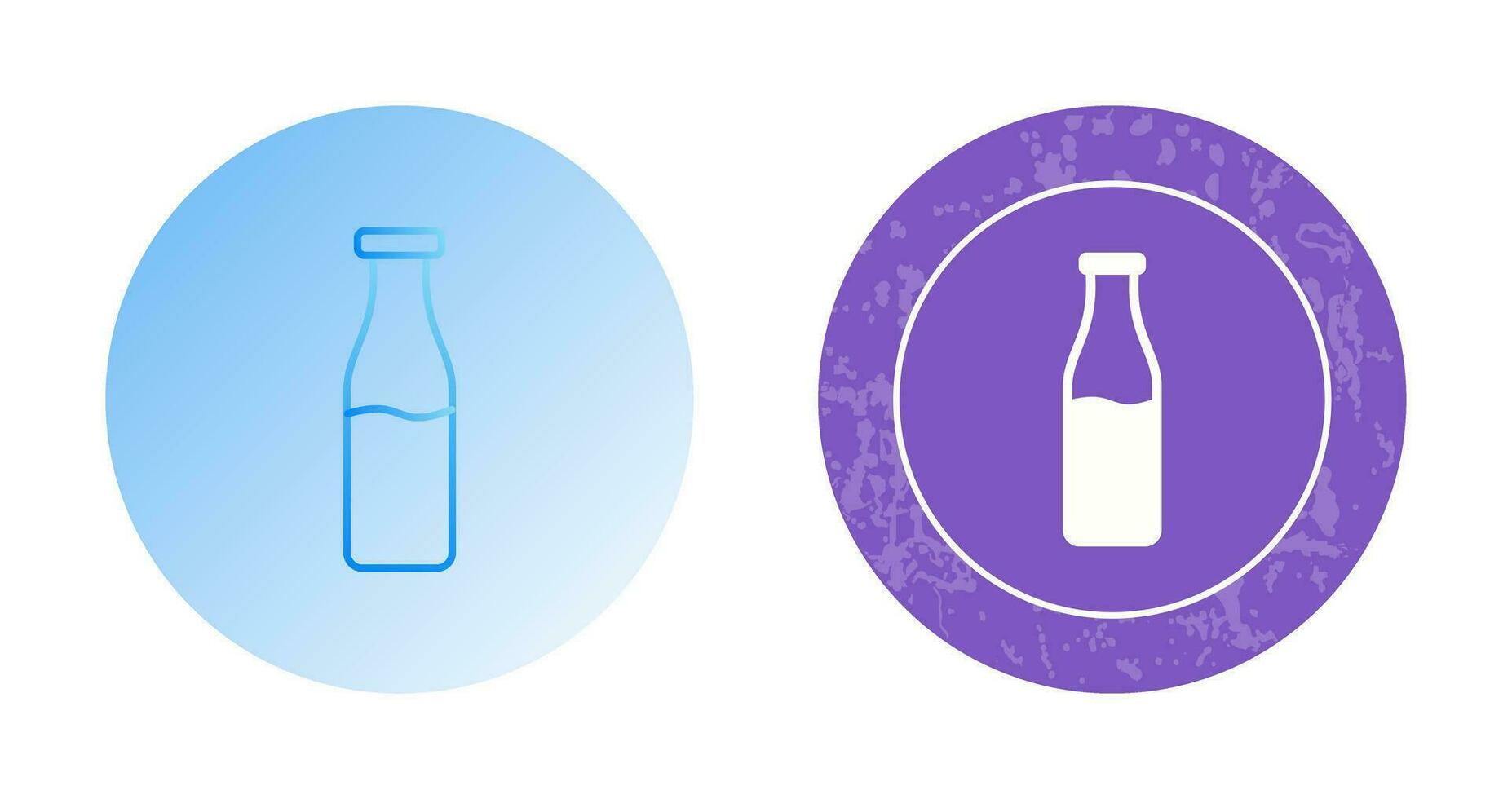 Milk Bottle Vector Icon