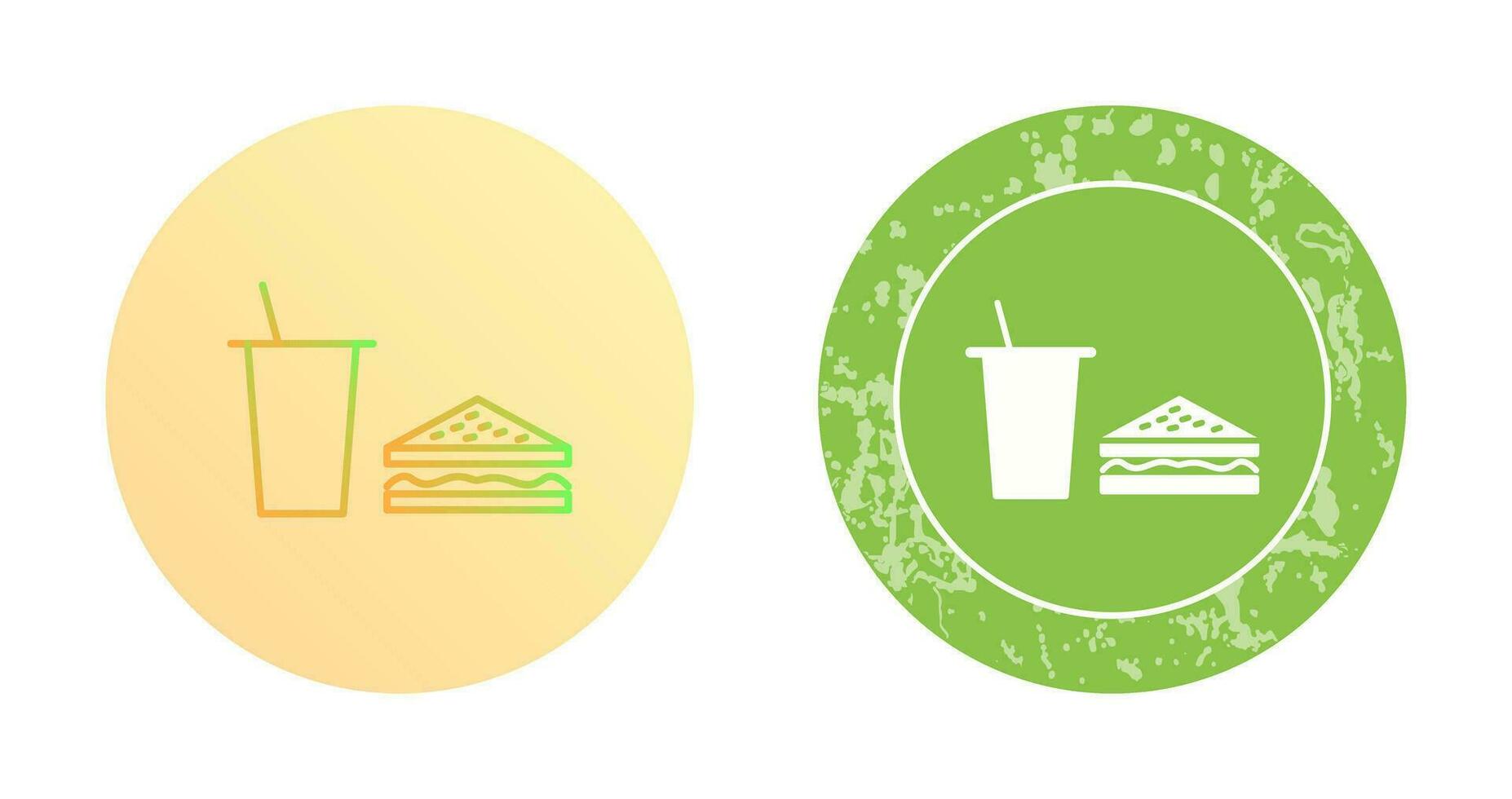 Unique Lunch Vector Icon