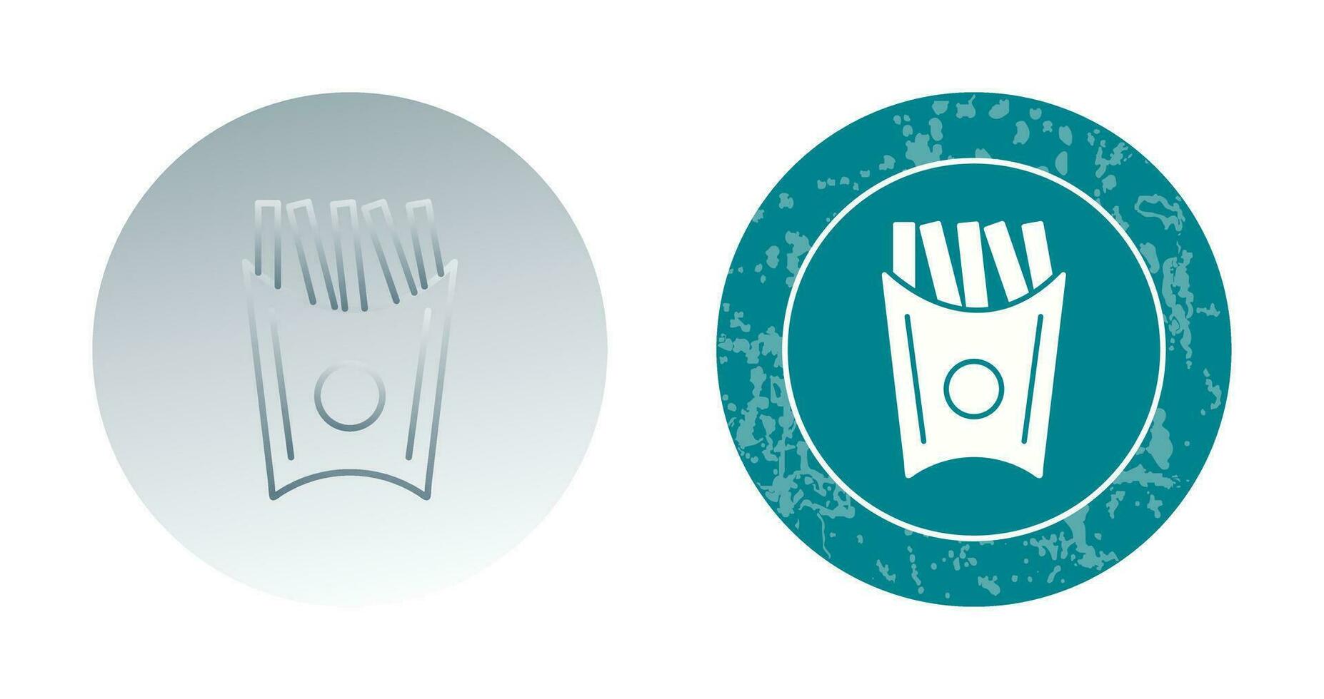 Unique French Fries Vector Icon