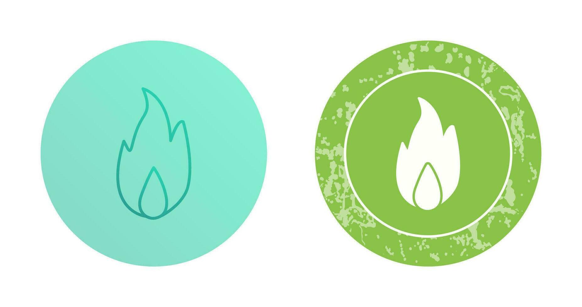 Unique Fire Vector Icon