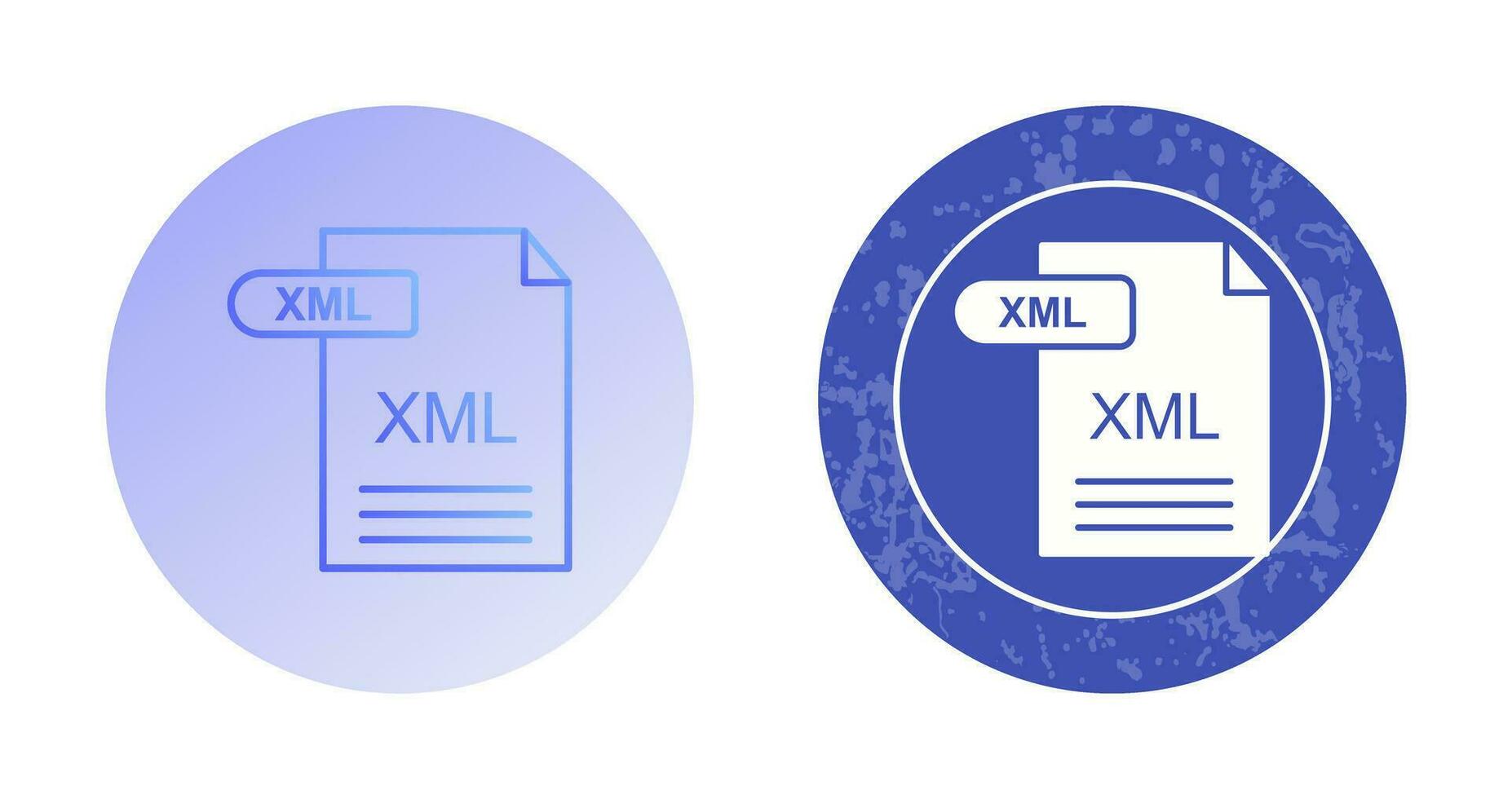XML Vector Icon