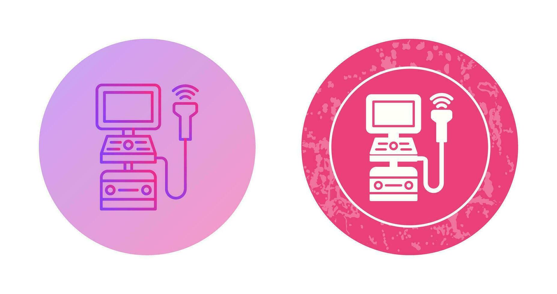 Ultrasound Machine Vector Icon