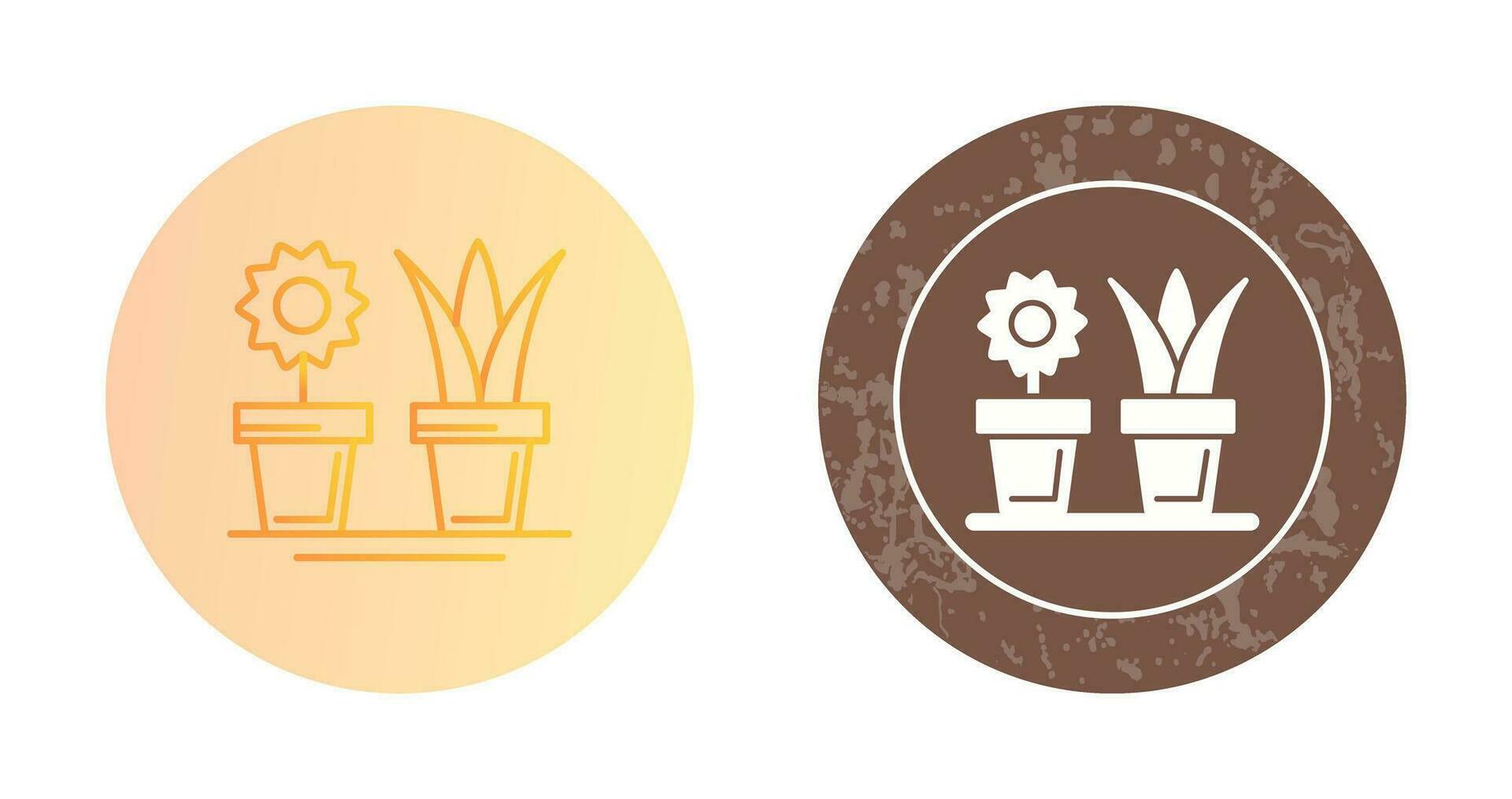 icono de vector de plantas de casa