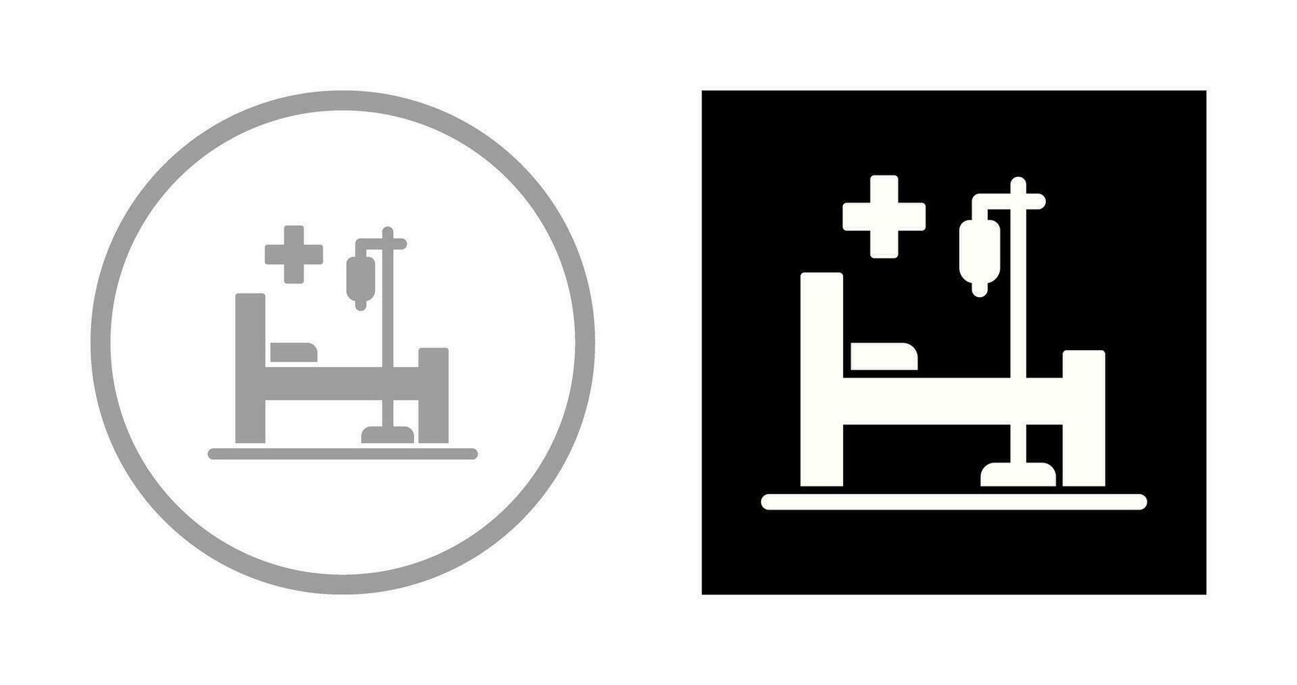 icono de vector de cama