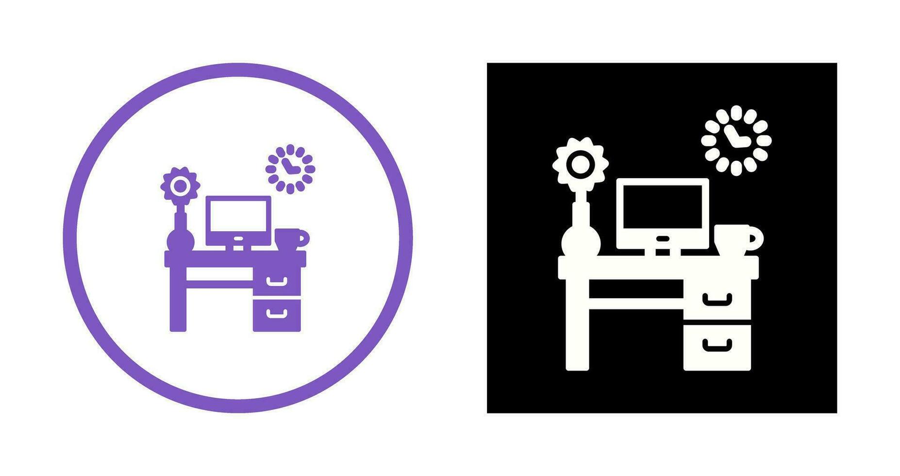 Work Table Vector Icon