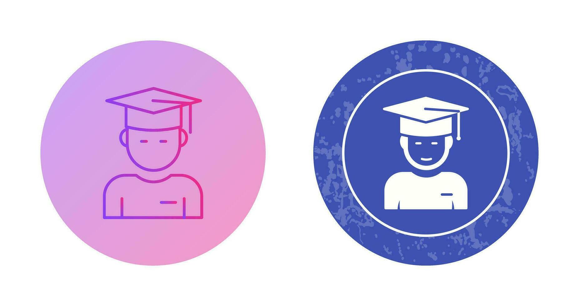 Graduate Student Vector Icon