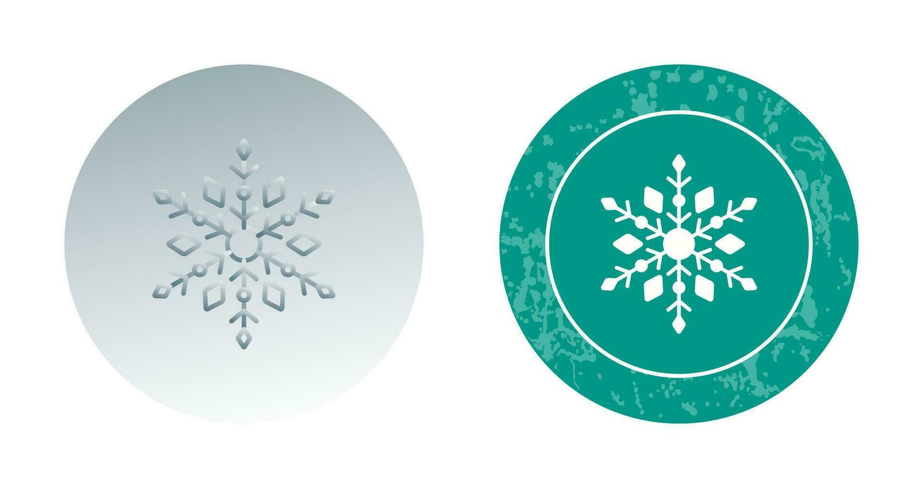 icono de vector de copo de nieve