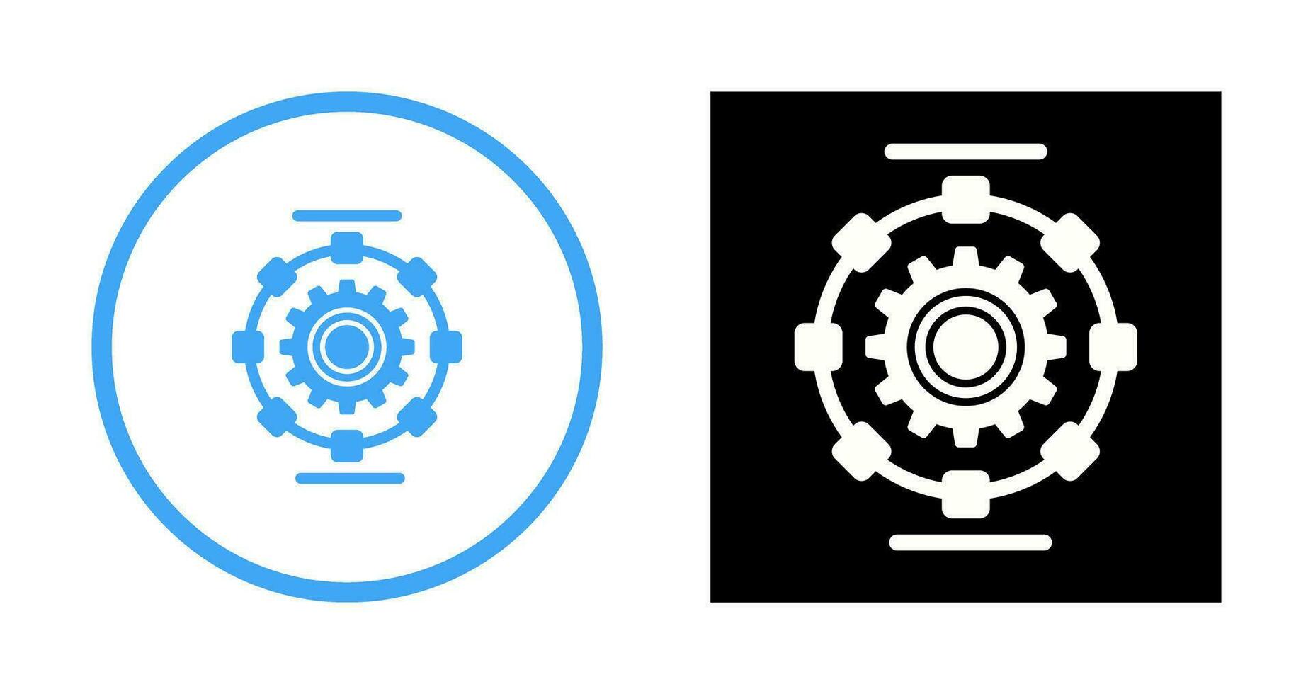 Automated Process Vector Icon