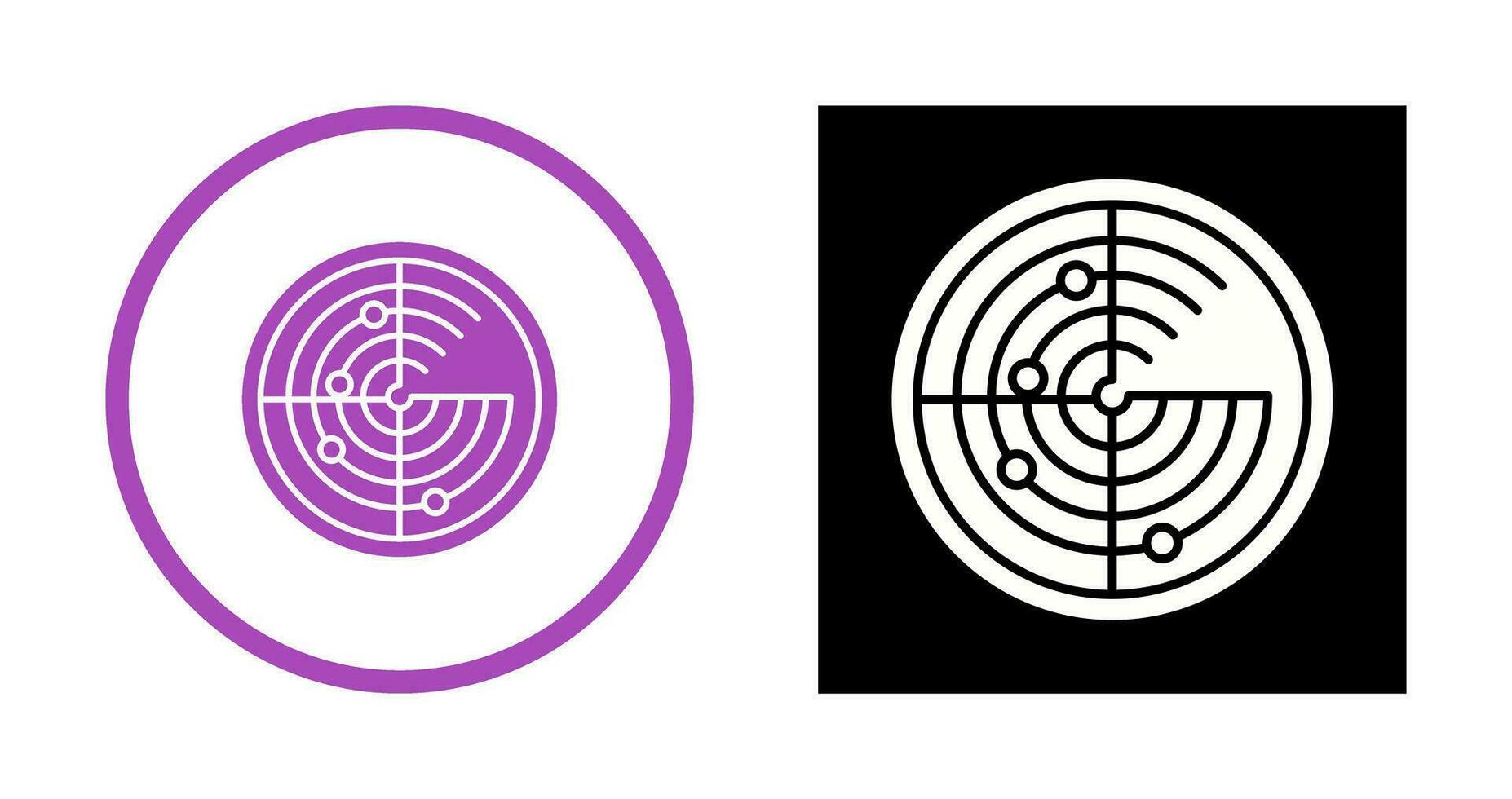 Radar Vector Icon